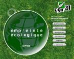 Calcul de l’empreinte écologique sur le site agir21.org